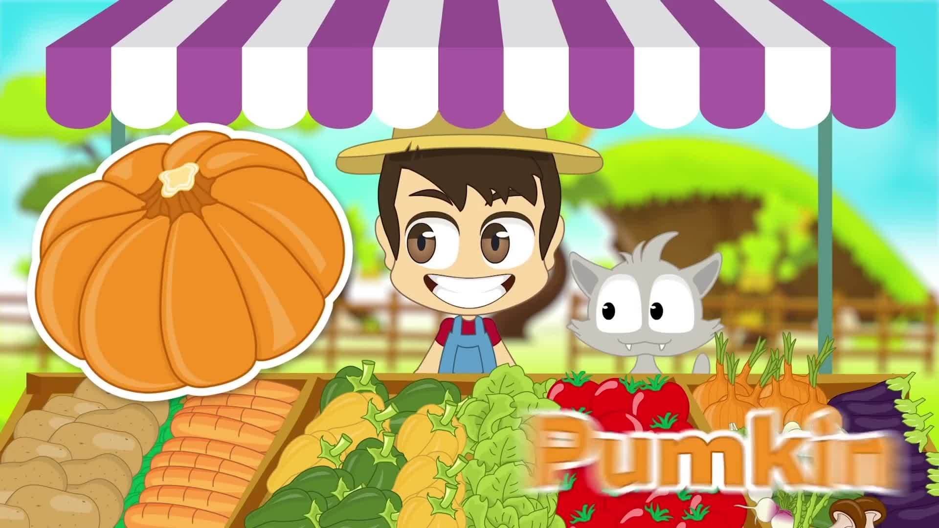 Vegetables in English for Kids – Learn Vegetables Names in English with Zakaria