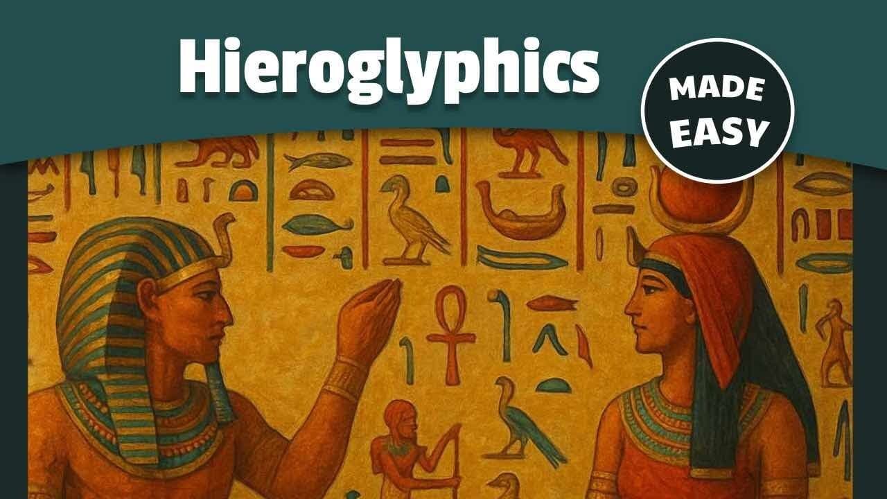 Egyptian Hieroglyphs for Kids | Ancient Egypt