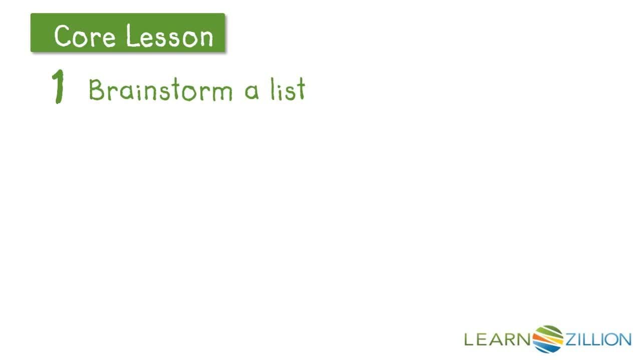 Developing Supporting Ideas through Personal Experiences