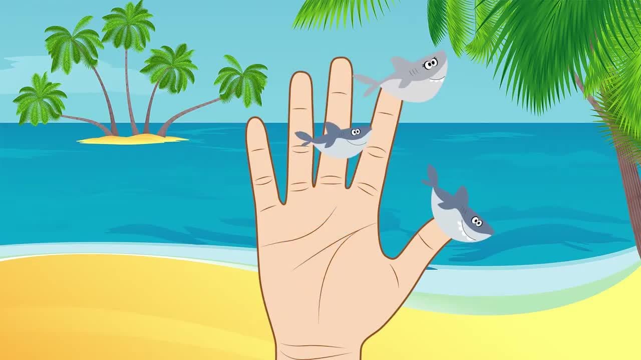 Finger Family - With SHARKS! Nursery Rhyme Song for Kids
