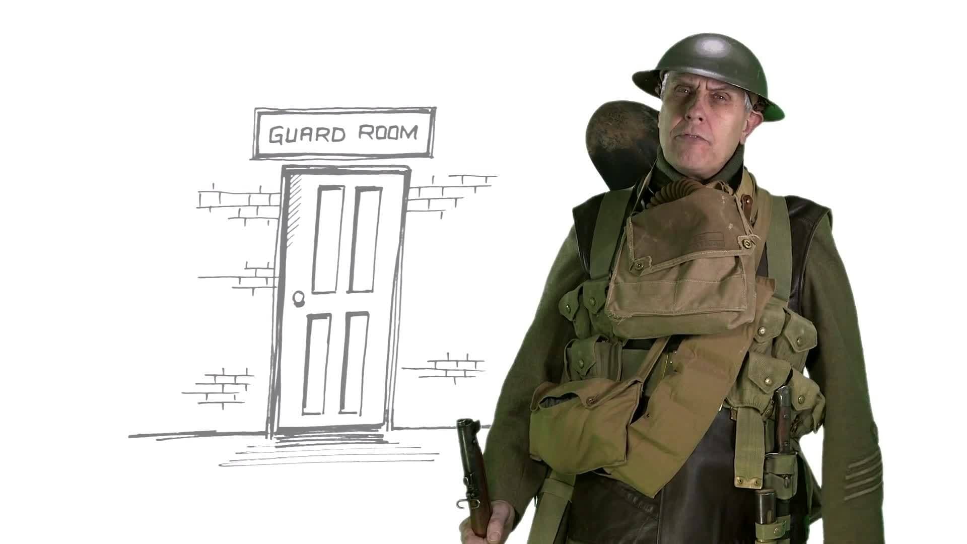 British soldier's equipment 1916-18