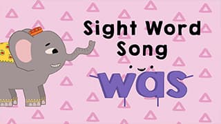 Introduction to sight word - Was