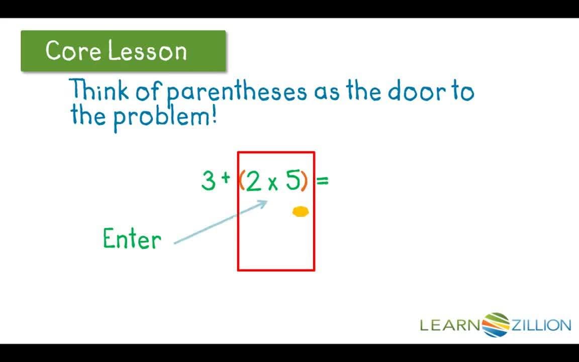 Solving Multistep Problems with Parentheses