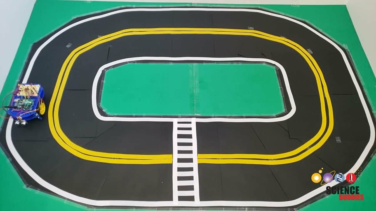 Arduino Self-Driving Car Lesson 7: Following a Lane