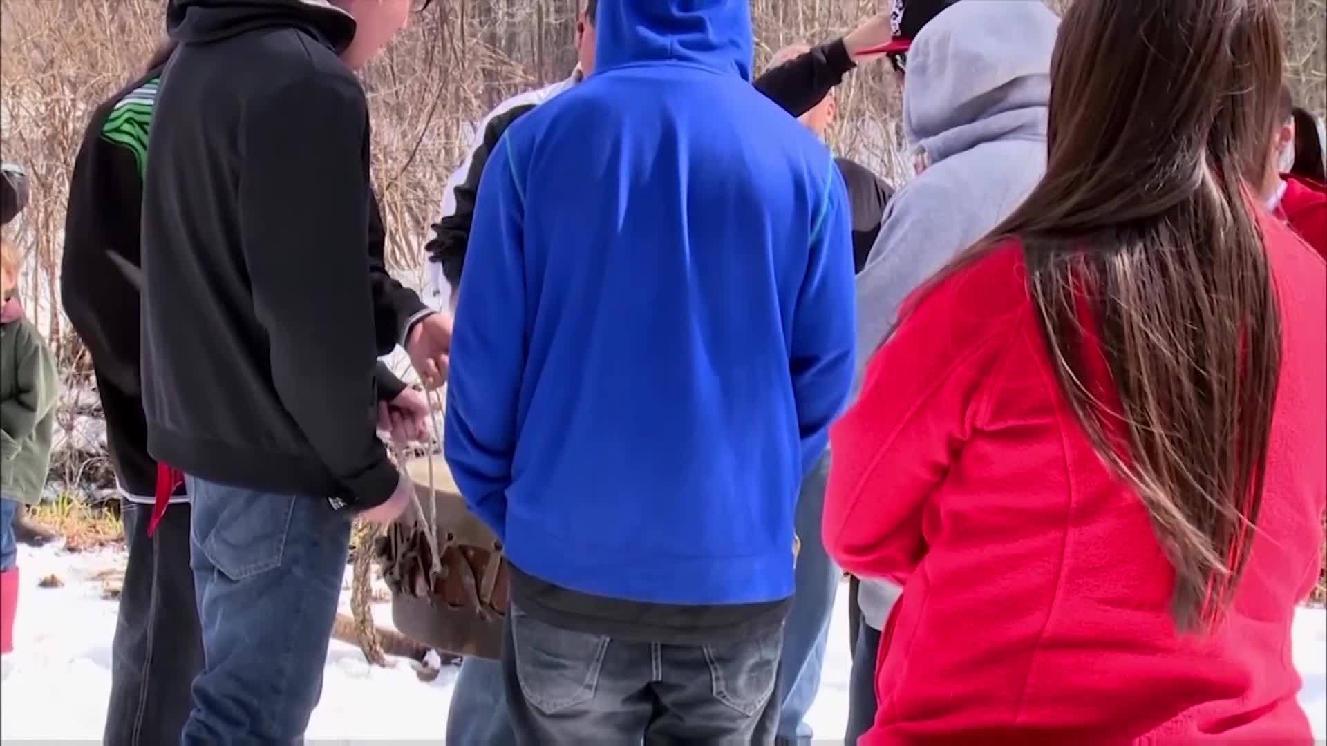 Tagging sturgeon to support an ecosystem