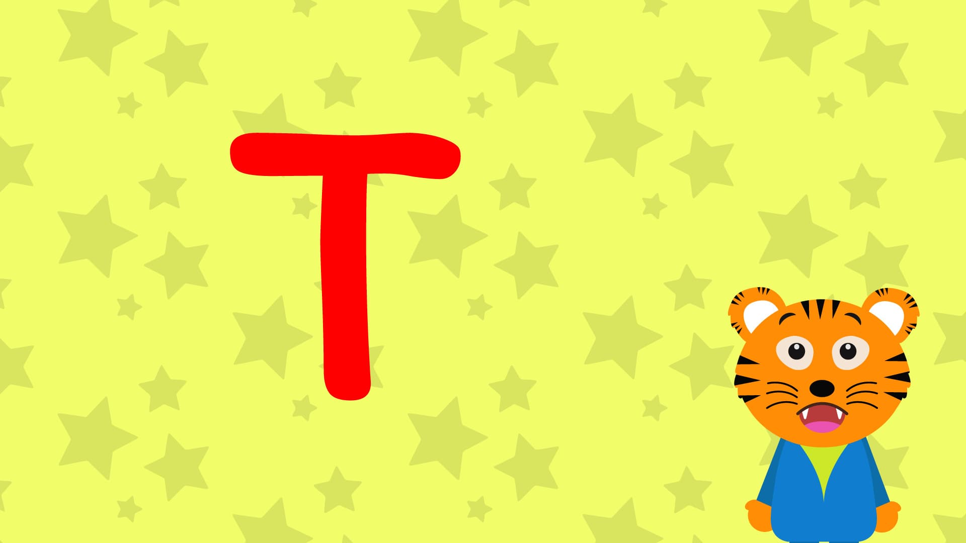 T Is For Tooth - Upper Case