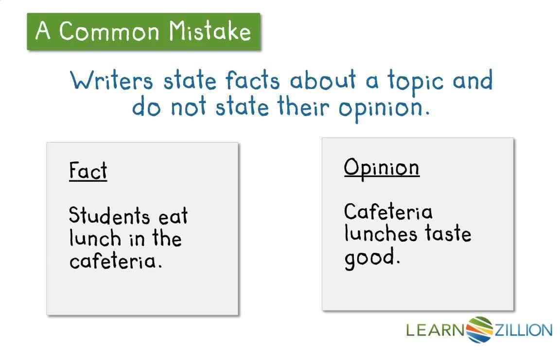 Writing a Strong Thesis Statement: Opinion and Reasons