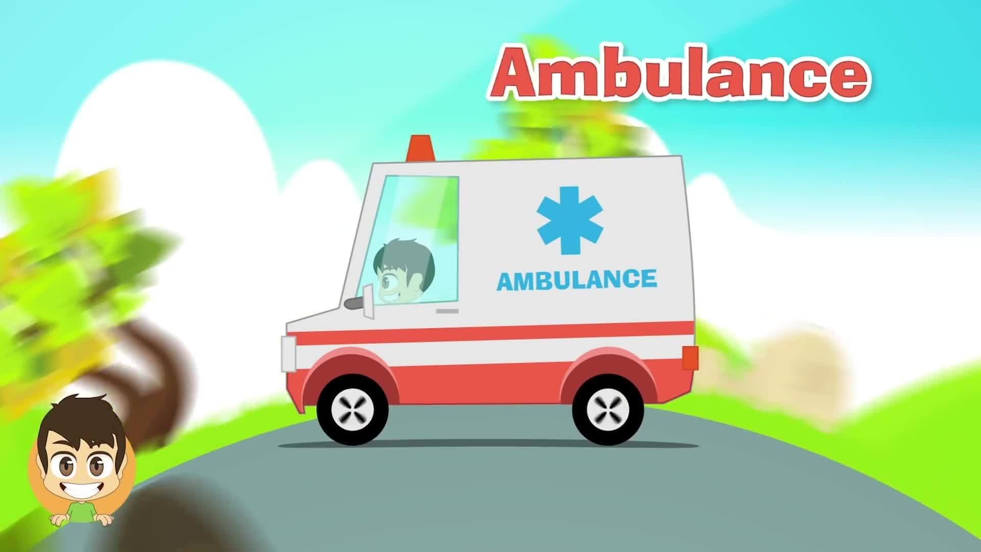 Learn Street Vehicles in English for Kids - تعليم وسائل النقل باللغة الإنجليزية للاطفال