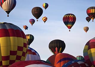 Why do hot air balloons float?