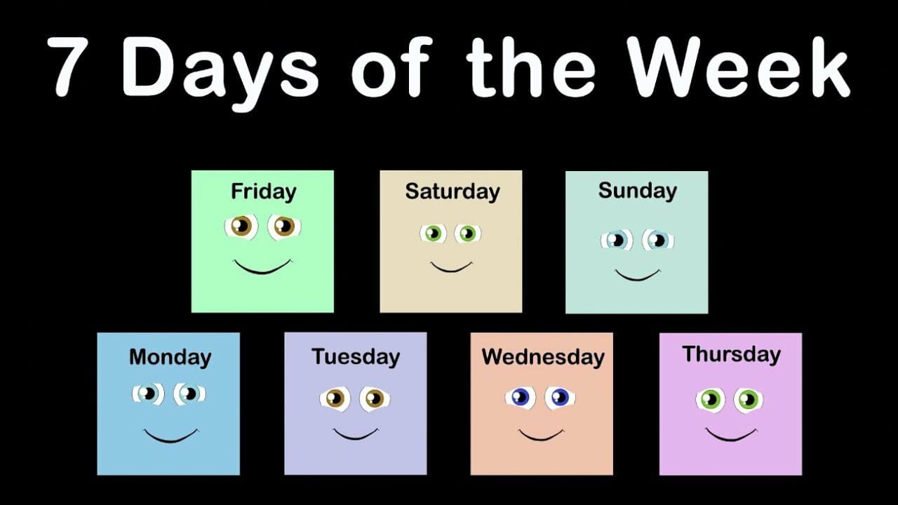 Days of the Week Song /7 Days of the Week Song 
