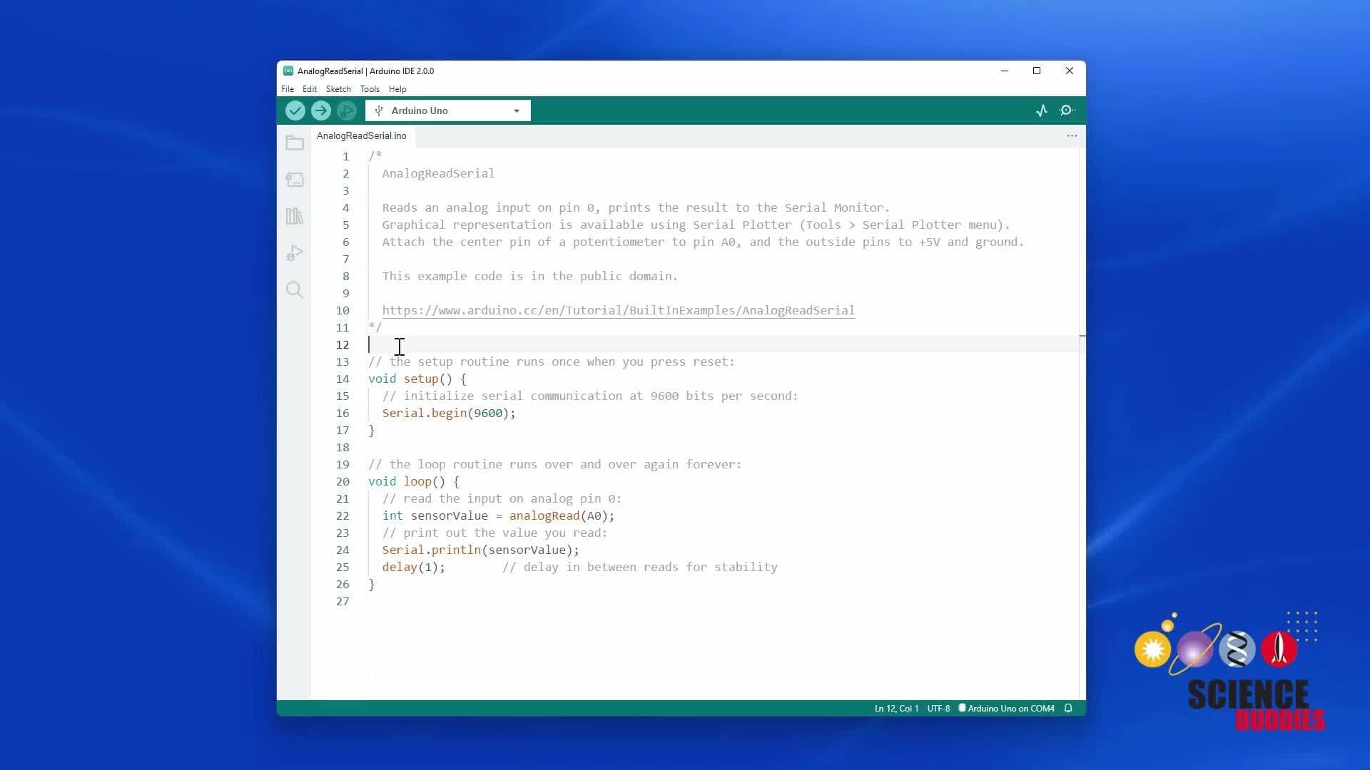 How to Use a Potentiometer with Arduino analogRead