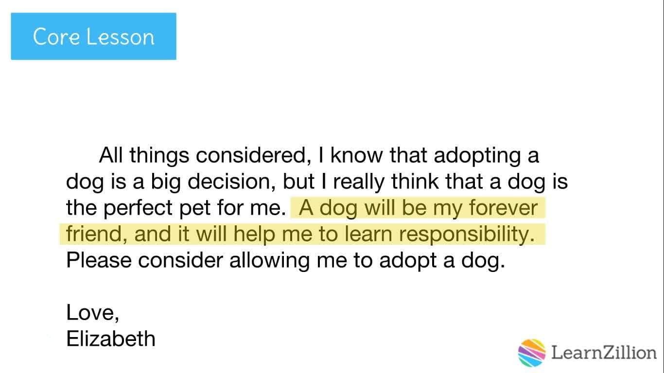 Organizing the Structure of a Text