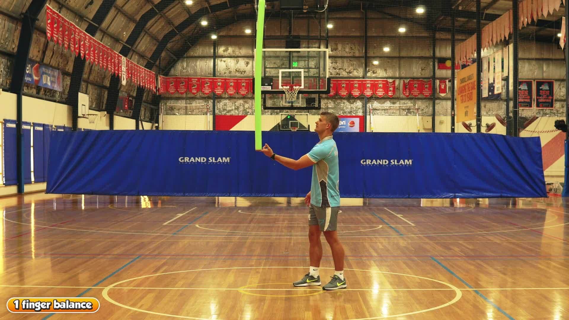 Noodle - 1 finger balance