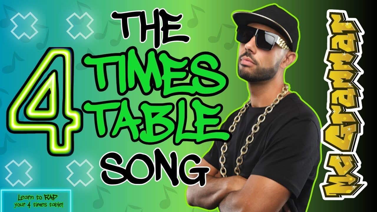 The 4 Times Table Song