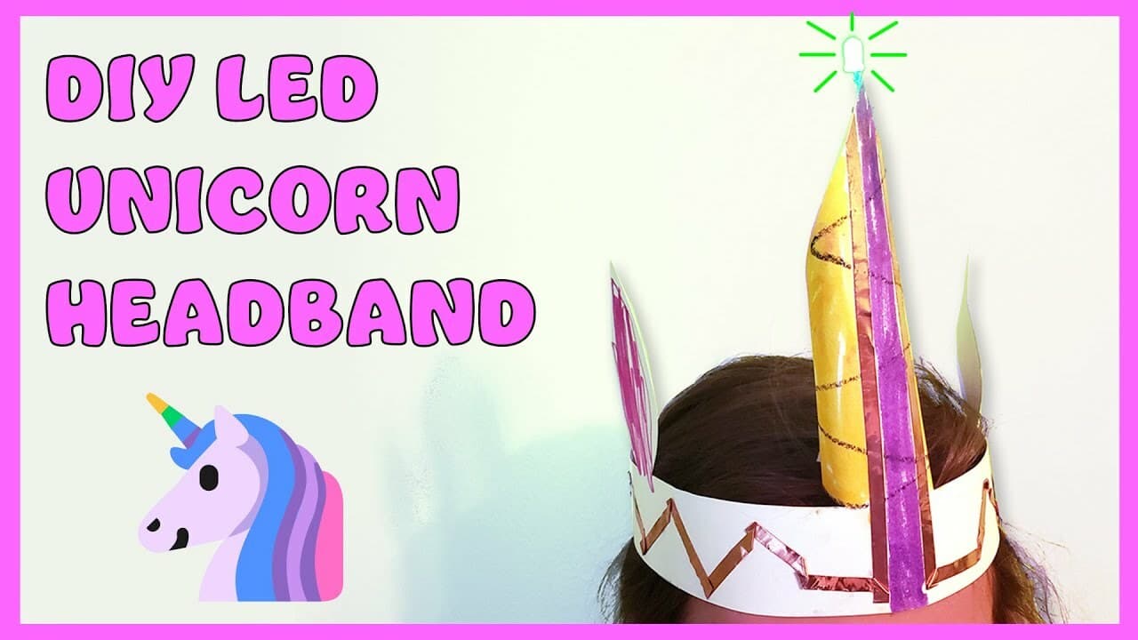 🦄 DIY Light Up Unicorn Headband 🦄