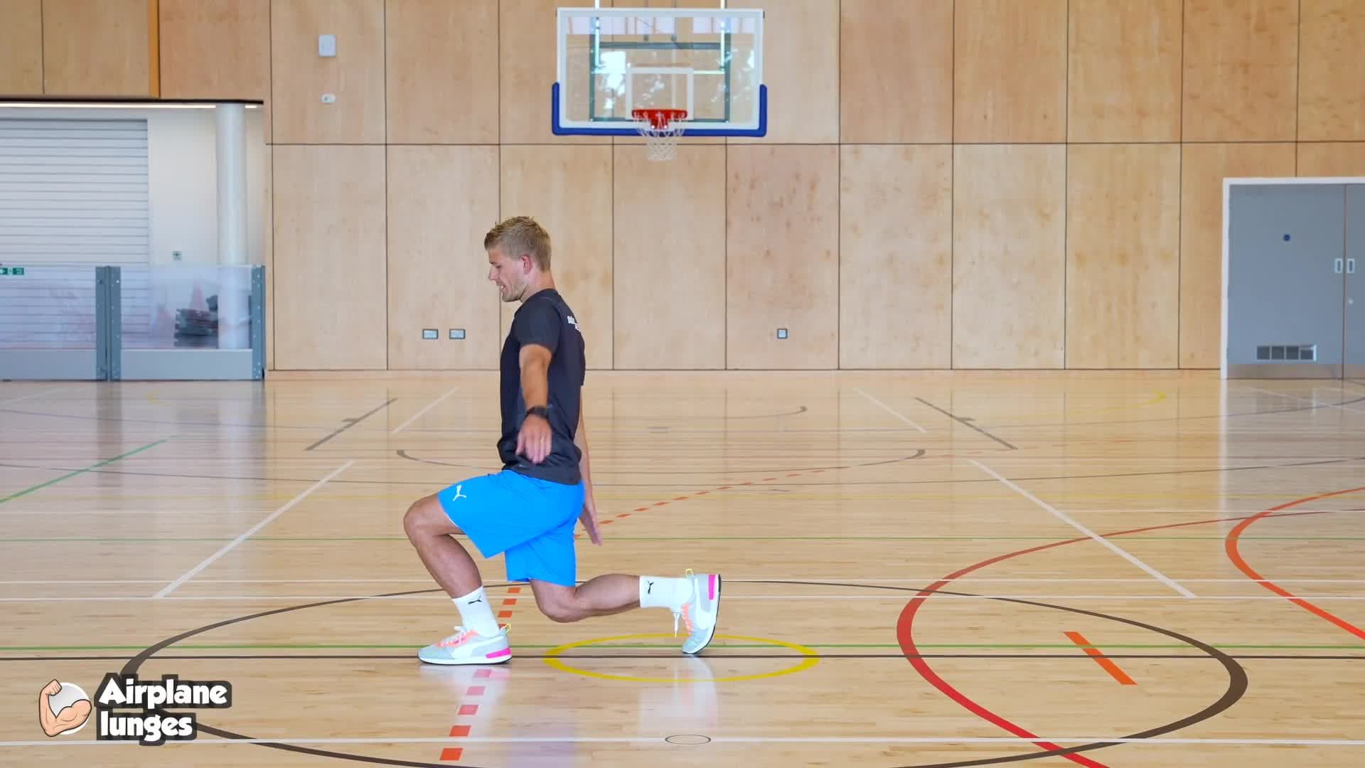 Fitness - Airplane lunges