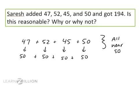 Assessing the Reasonableness of Sums Using Clustering