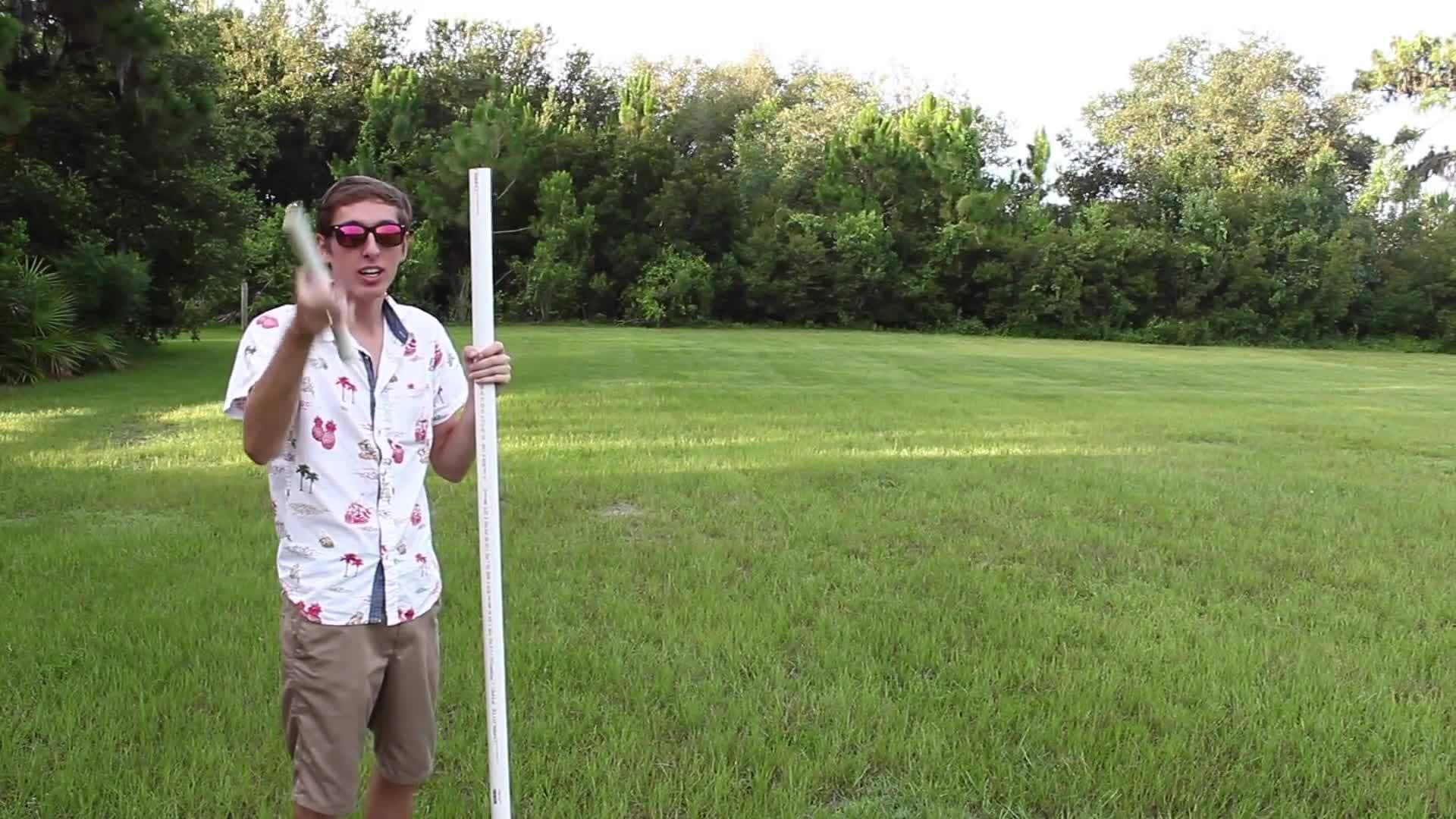 CO2 Cartridge powered Rocket Launcher!