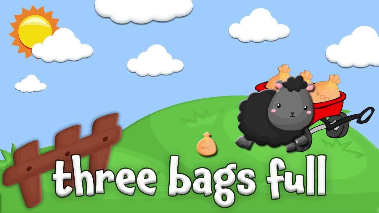 Baa Baa Black Sheep Nursery Rhyme for Kids