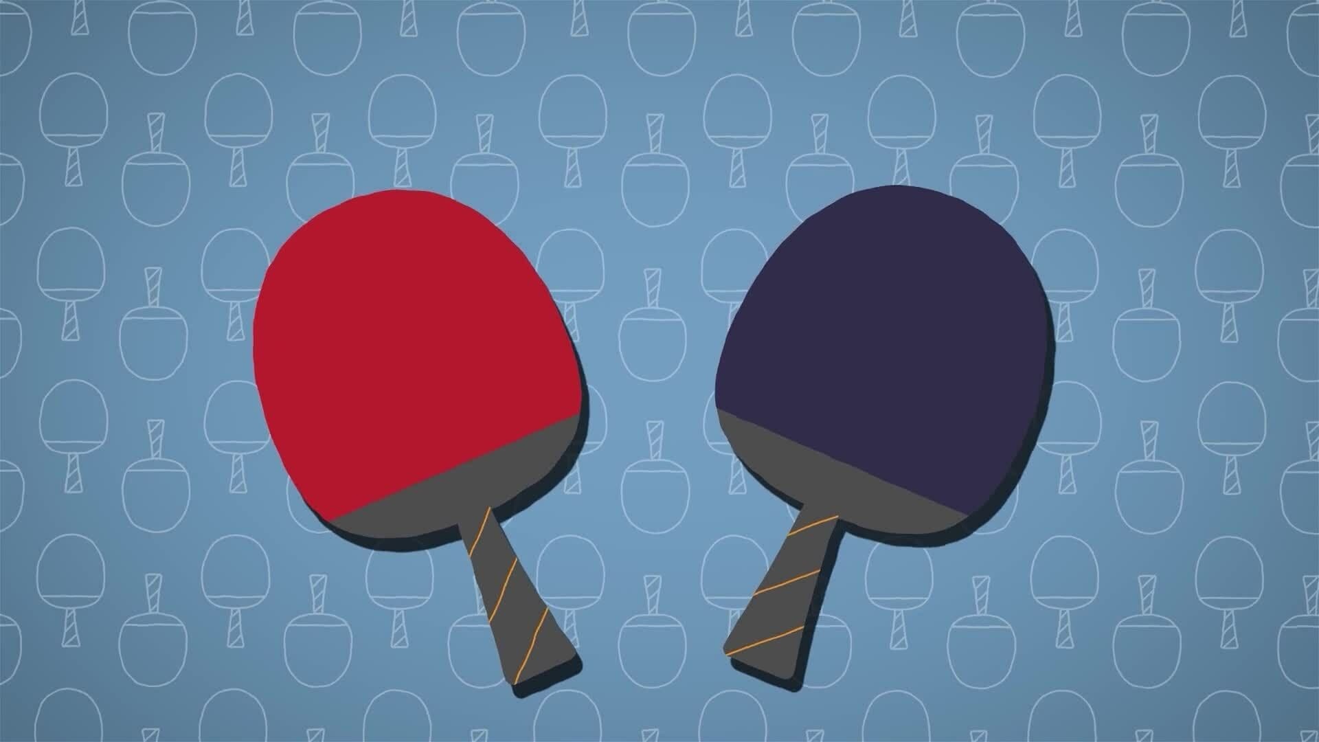 I WONDER - Why Do Table Tennis Rackets Have Two Different Coloured Sides?