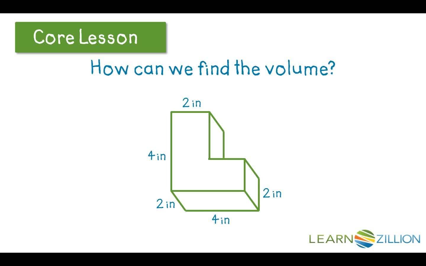 Finding the Volume of an Irregular 3D Solid: Additive Property of Volume