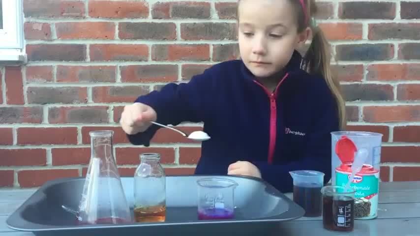 Fizzy Baking Soda Reaction