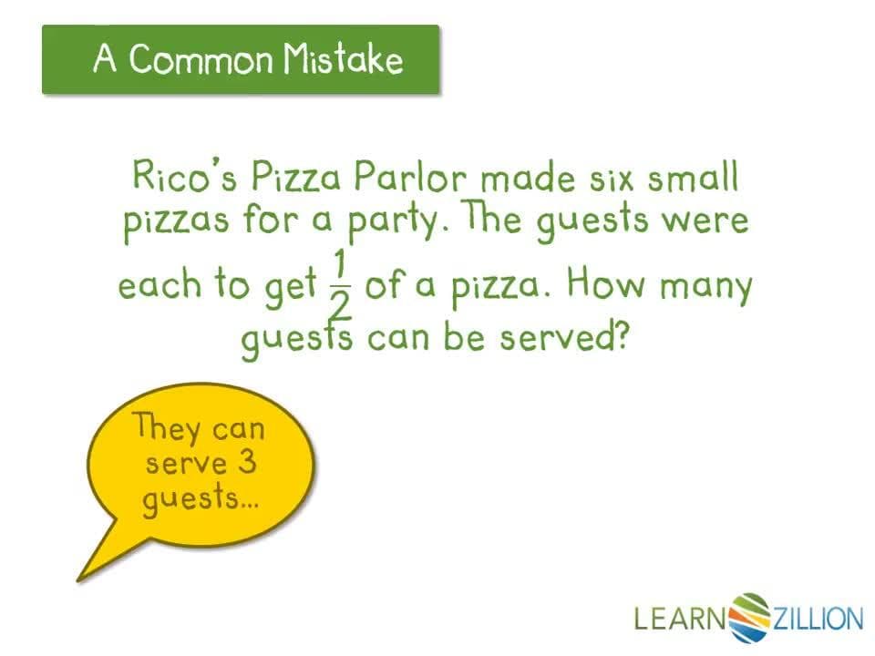 Division of Whole Numbers by Fractions