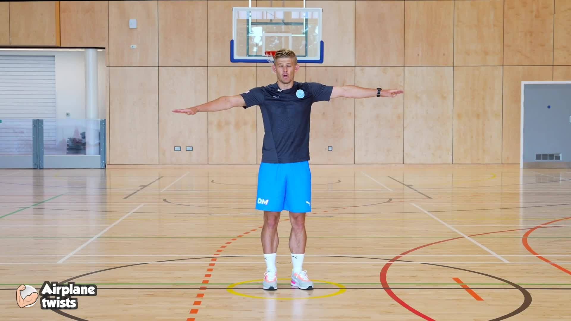 Fitness - Airplane twists