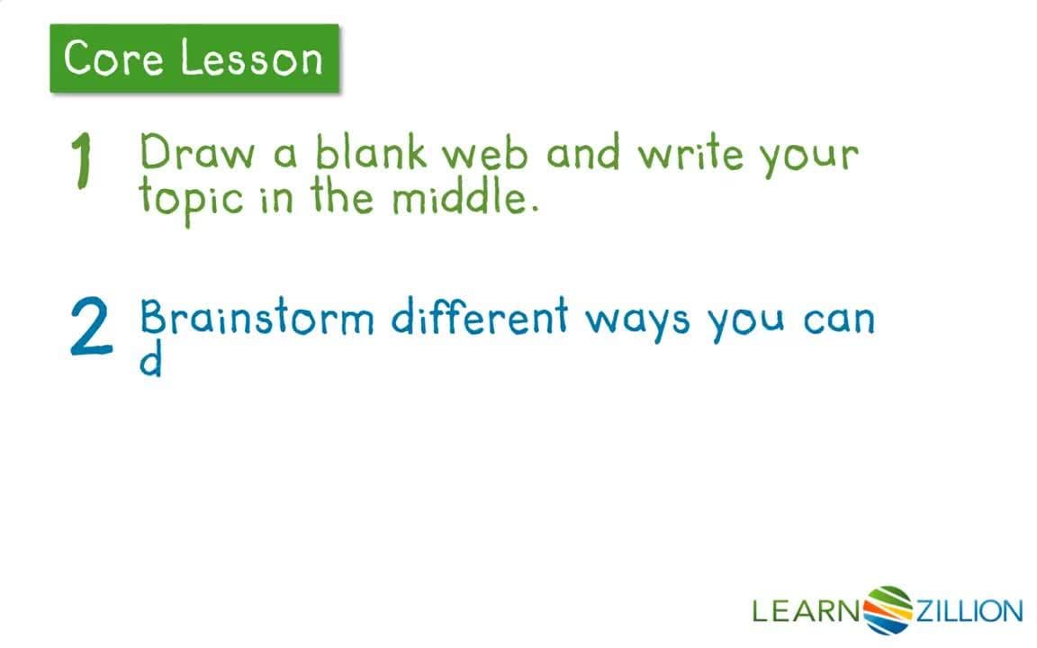 Bringing Your Topic to Life: Constructing a Web with Adjectives