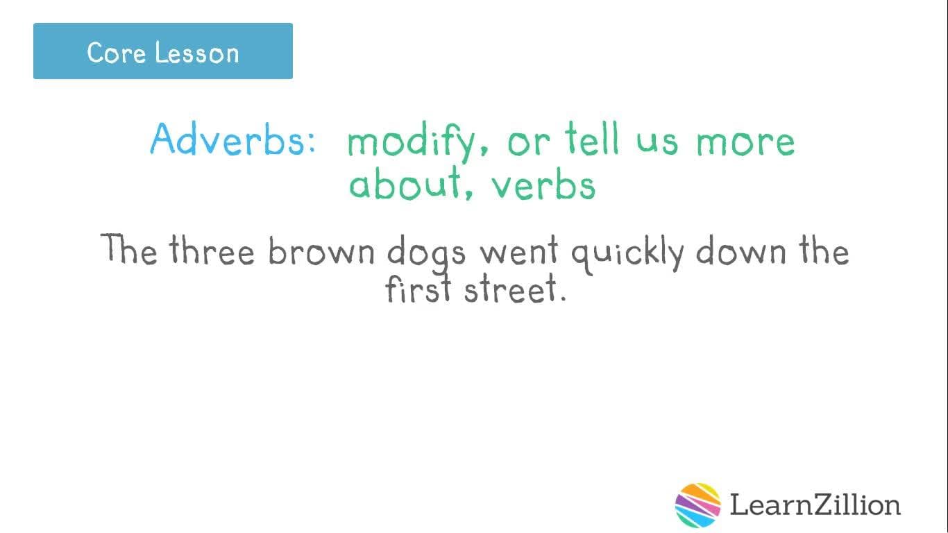 Understanding Adverbs