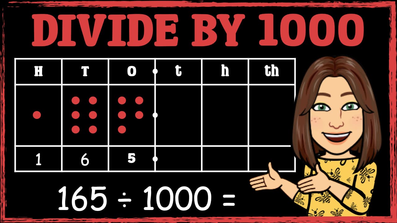 Dividing Numbers by 1000