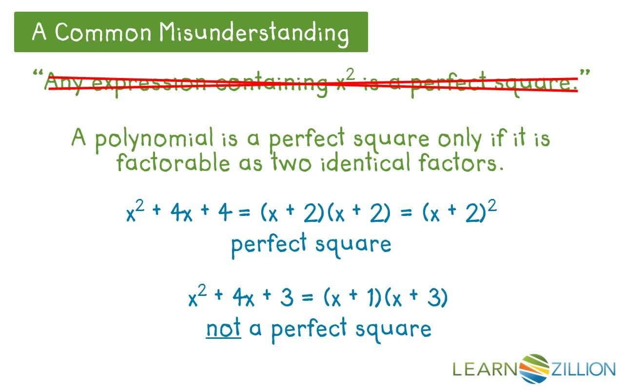 Completing the Square: Using an Area Model to Rewrite Quadratic Expressions