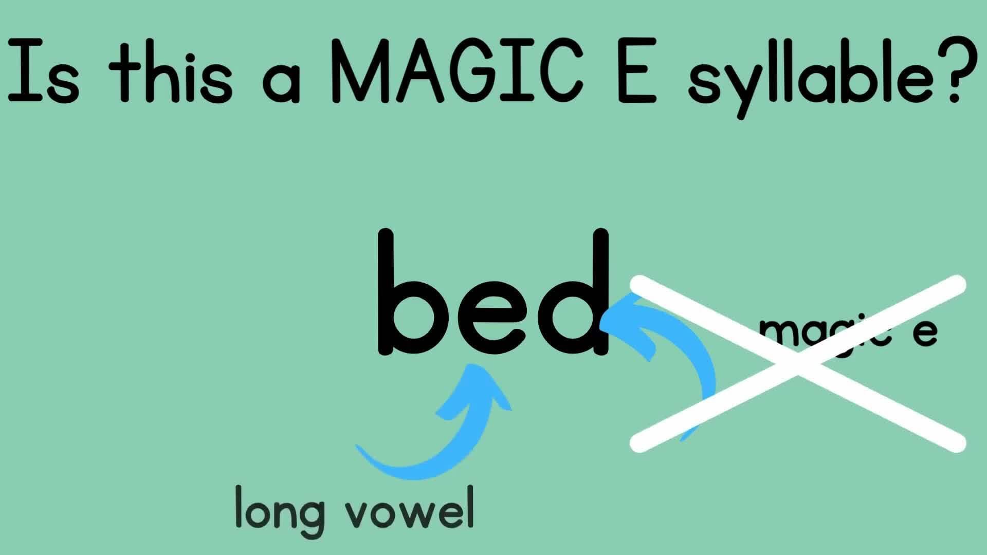 Magic E (CVCe) Syllables {Syllable Types}