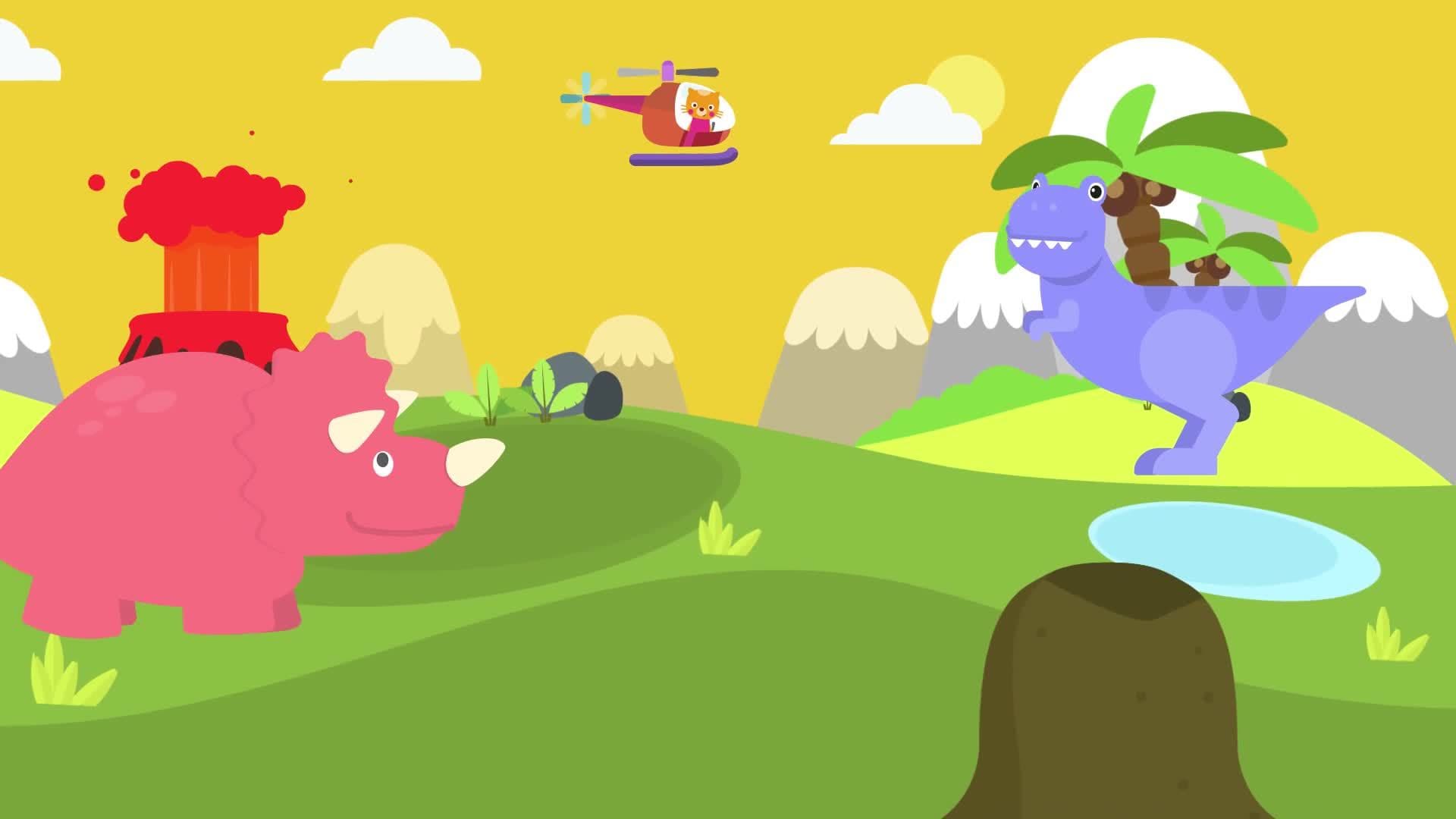 The Dinosaurs Song - Nursery Rhymes  Lingokids