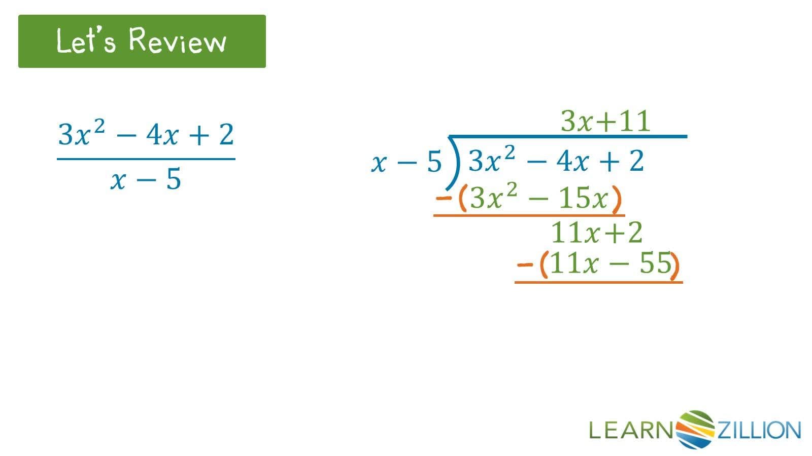 Evaluating Polynomials Using Long Division