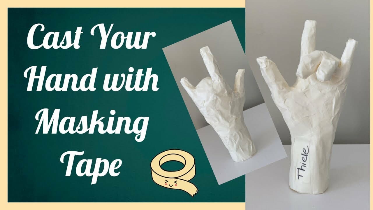 How to Cast Your Hand with Masking Tape