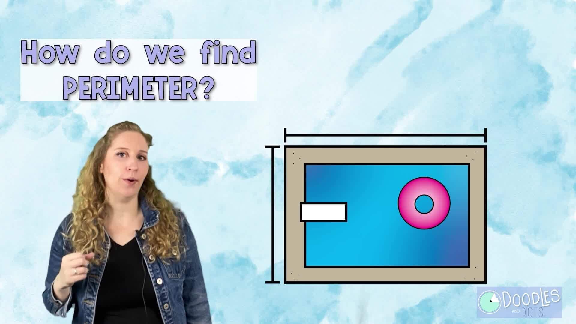 How to Find the Perimeter of a Rectangle-Doodles and Digits