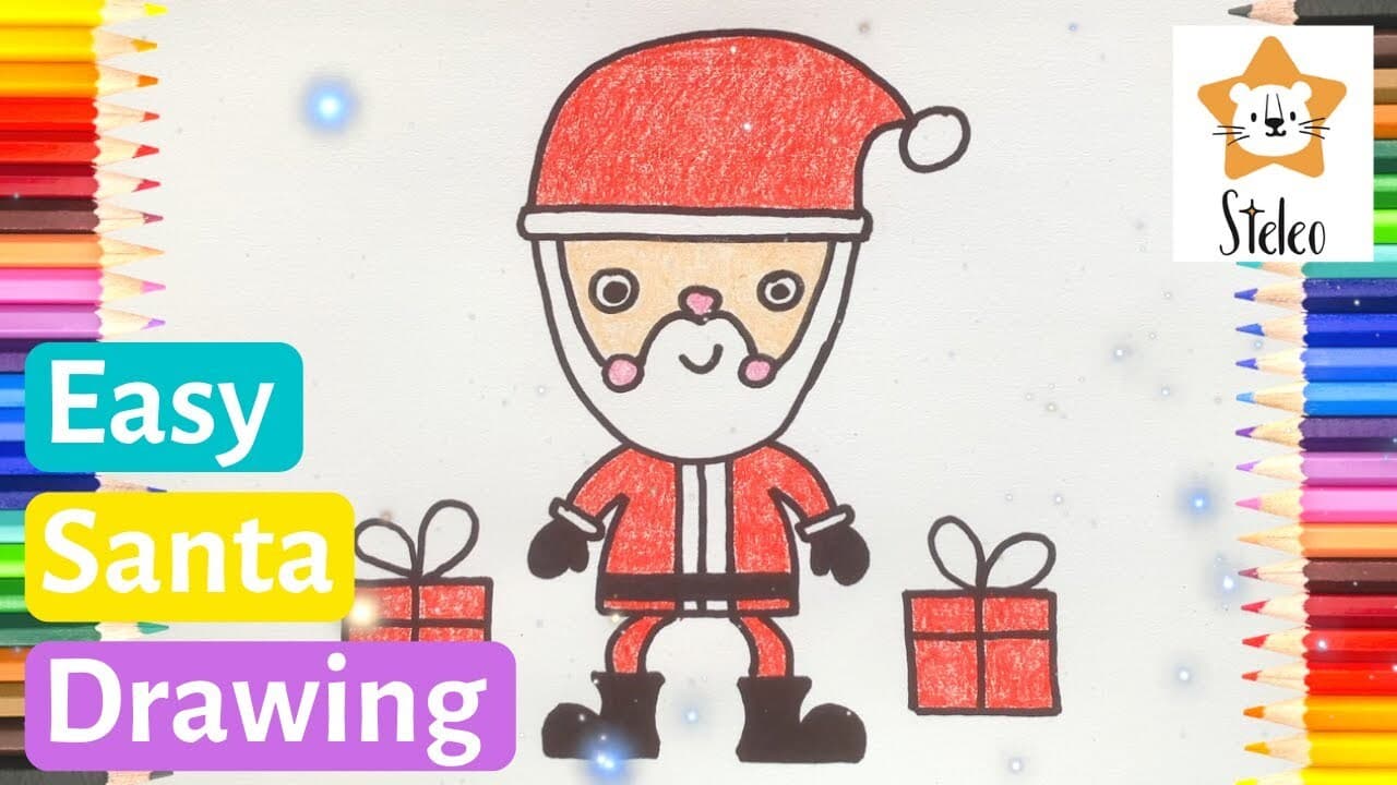 Santa Claus Drawing Tutorial