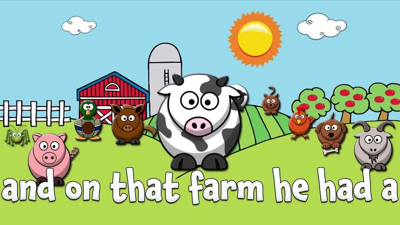 Old MacDonald Had a Farm Song | Kids Learning Videos