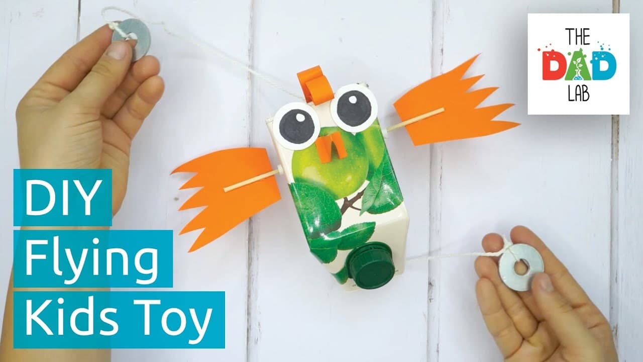 How to Make a Flying Bird Mechanical Toys
