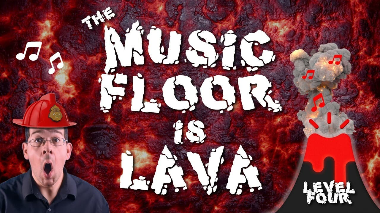 Elementary Music Activity: The Music Floor is Lava! 🌋 | Brain Break Level Four
