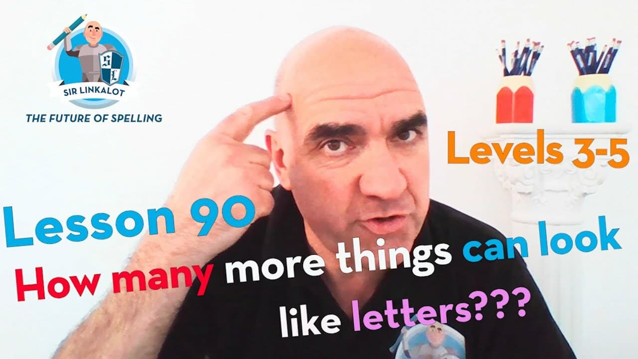 Lesson 90 - How many more things can look like letters??? (Levels 3-5)