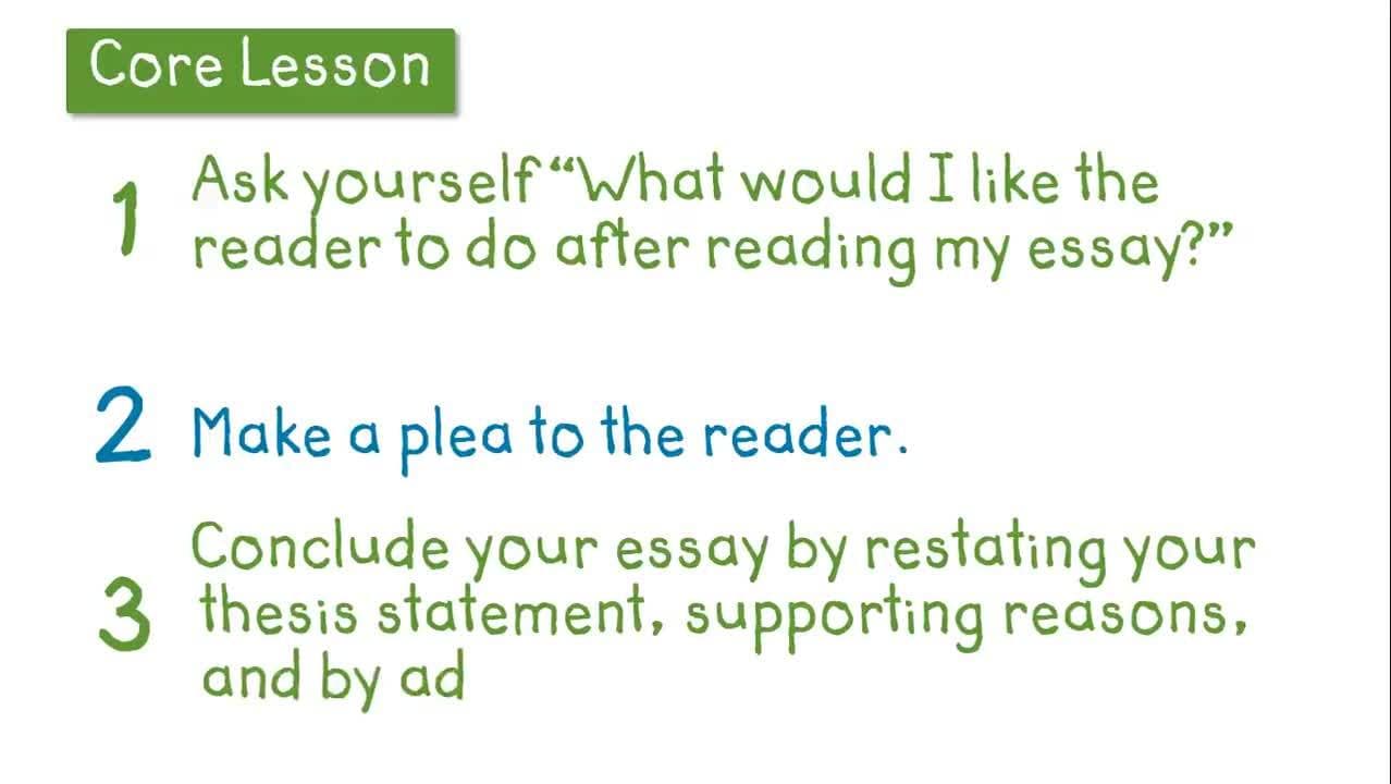 Creating a Memorable Conclusion for Your Persuasive Essay