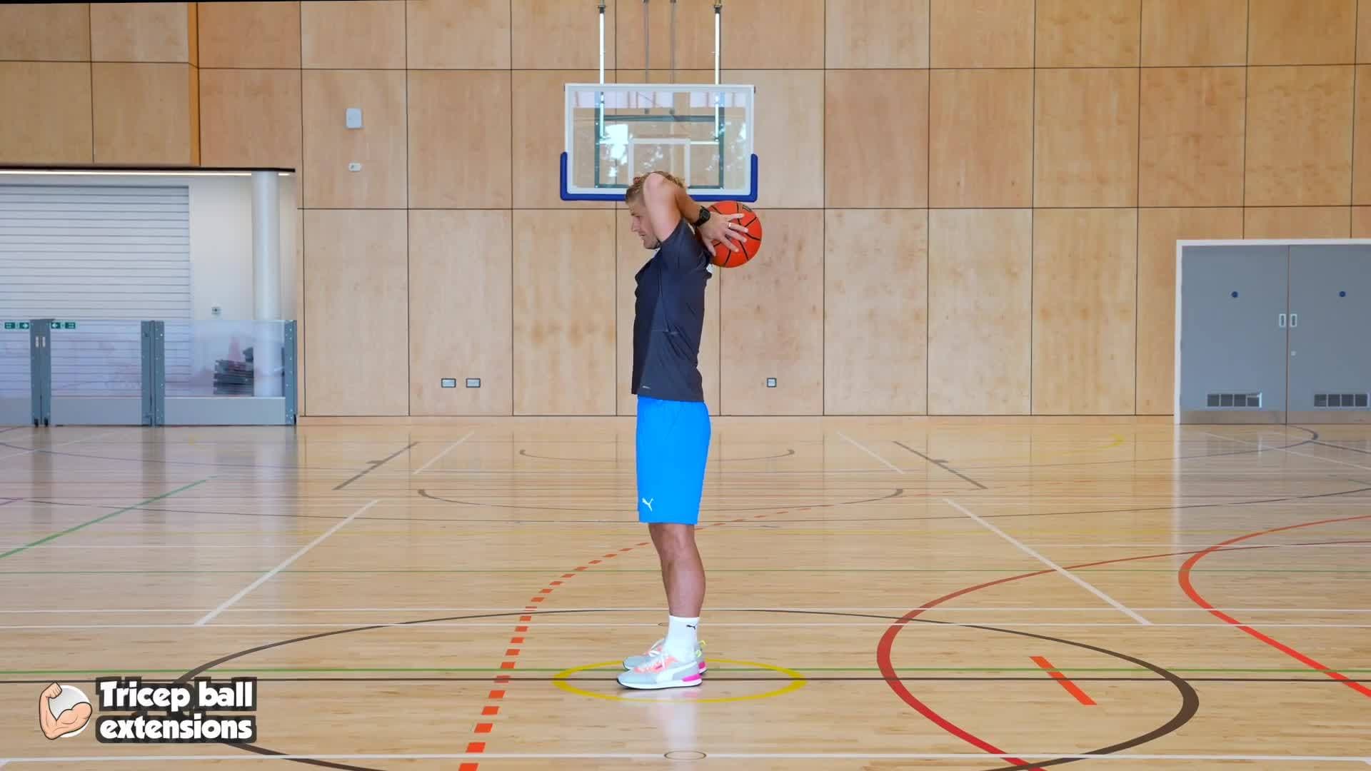 Fitness - Tricep ball extensions