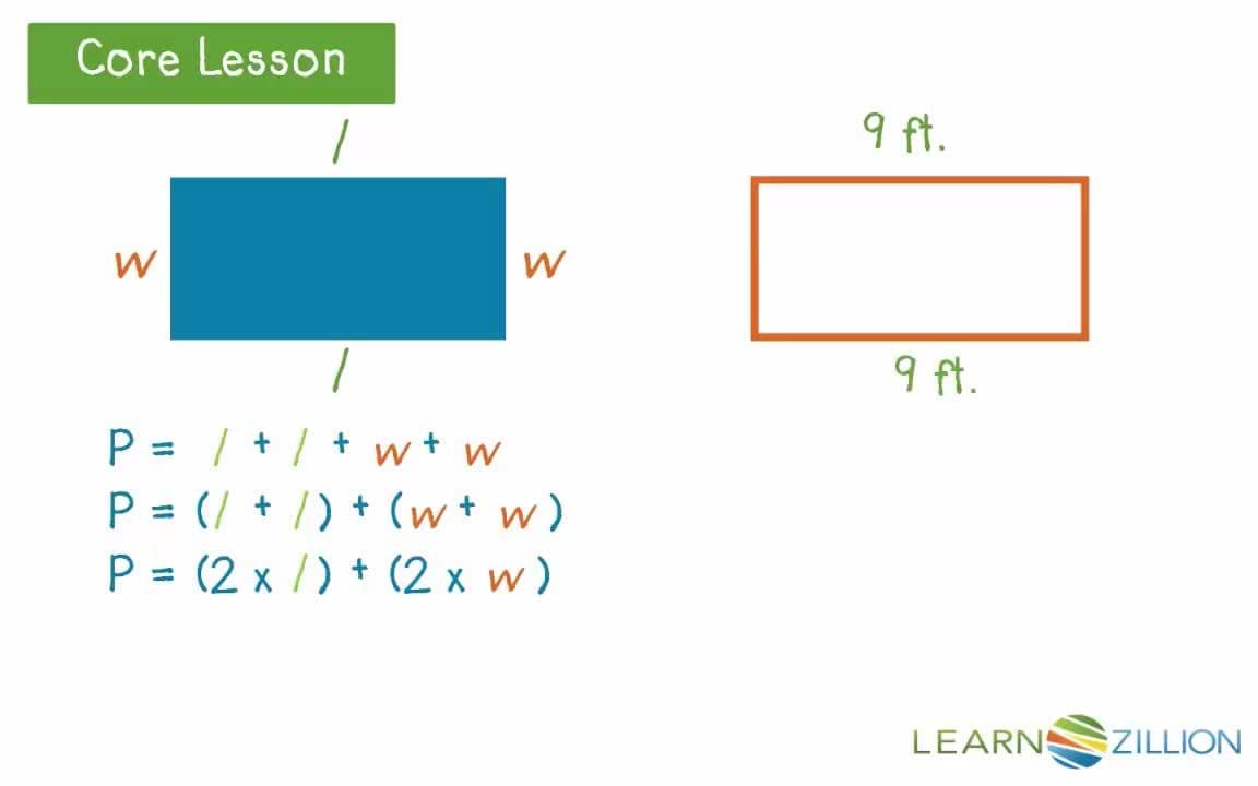 Finding the Perimeter of a Rectangle: Applying the Formula