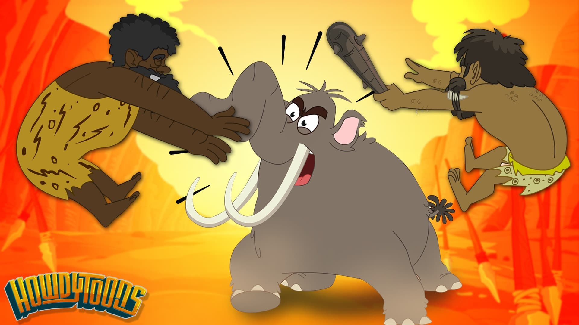 Estampida de Mamuts Lanudos (Mamuts a la Fuga)