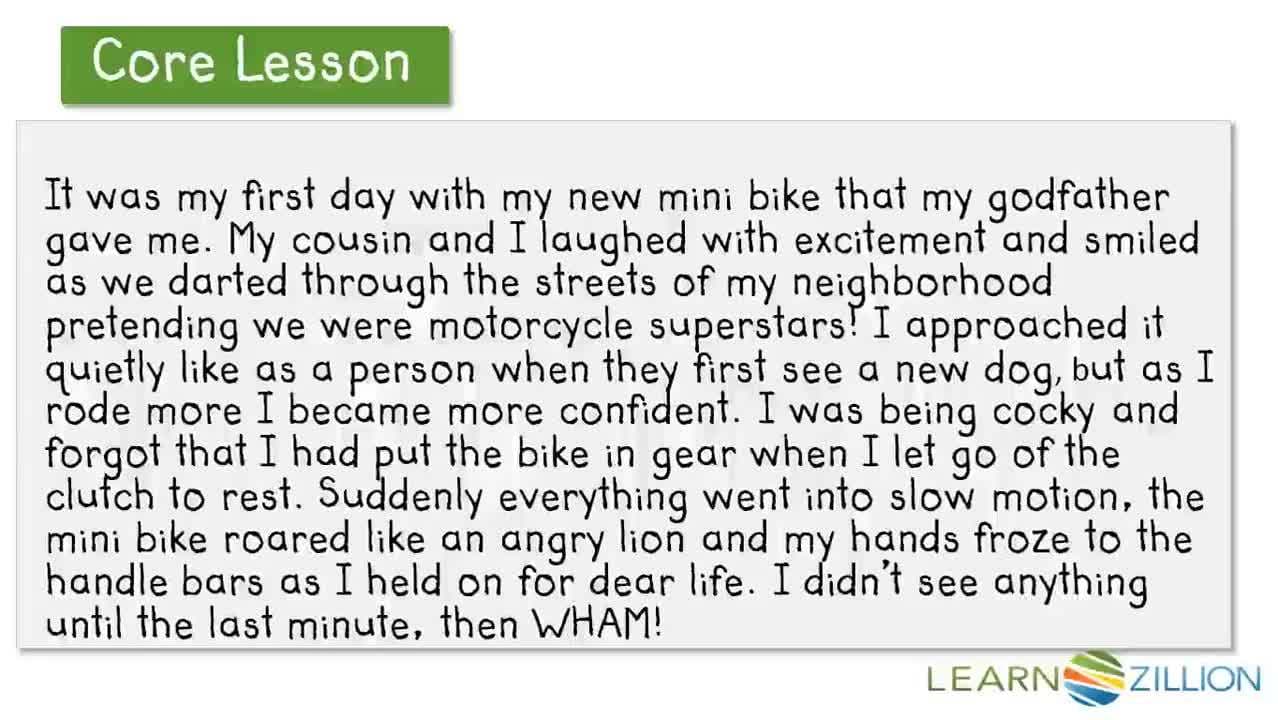 Making Your Narrative Flow: Avoiding Jumps in Time and Place