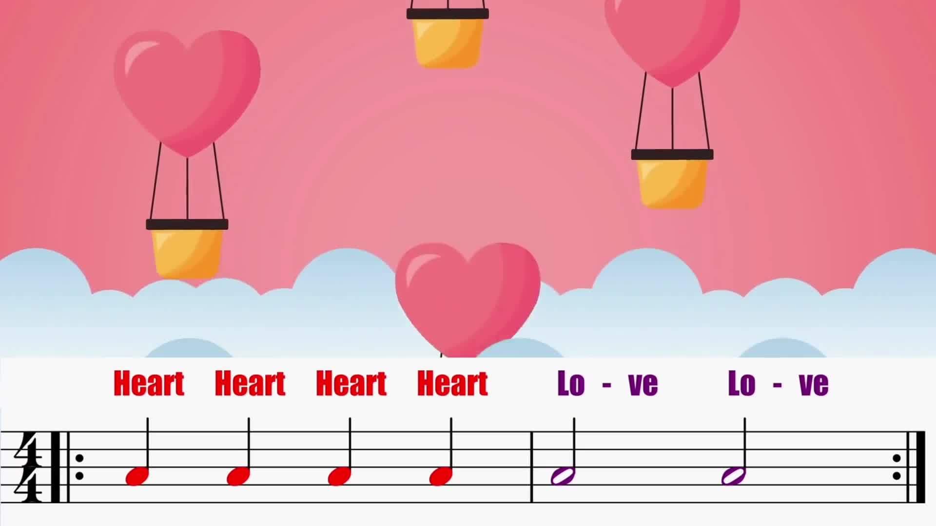 Rhythm Play Along Video Valentine Rap [with Body Percussion]