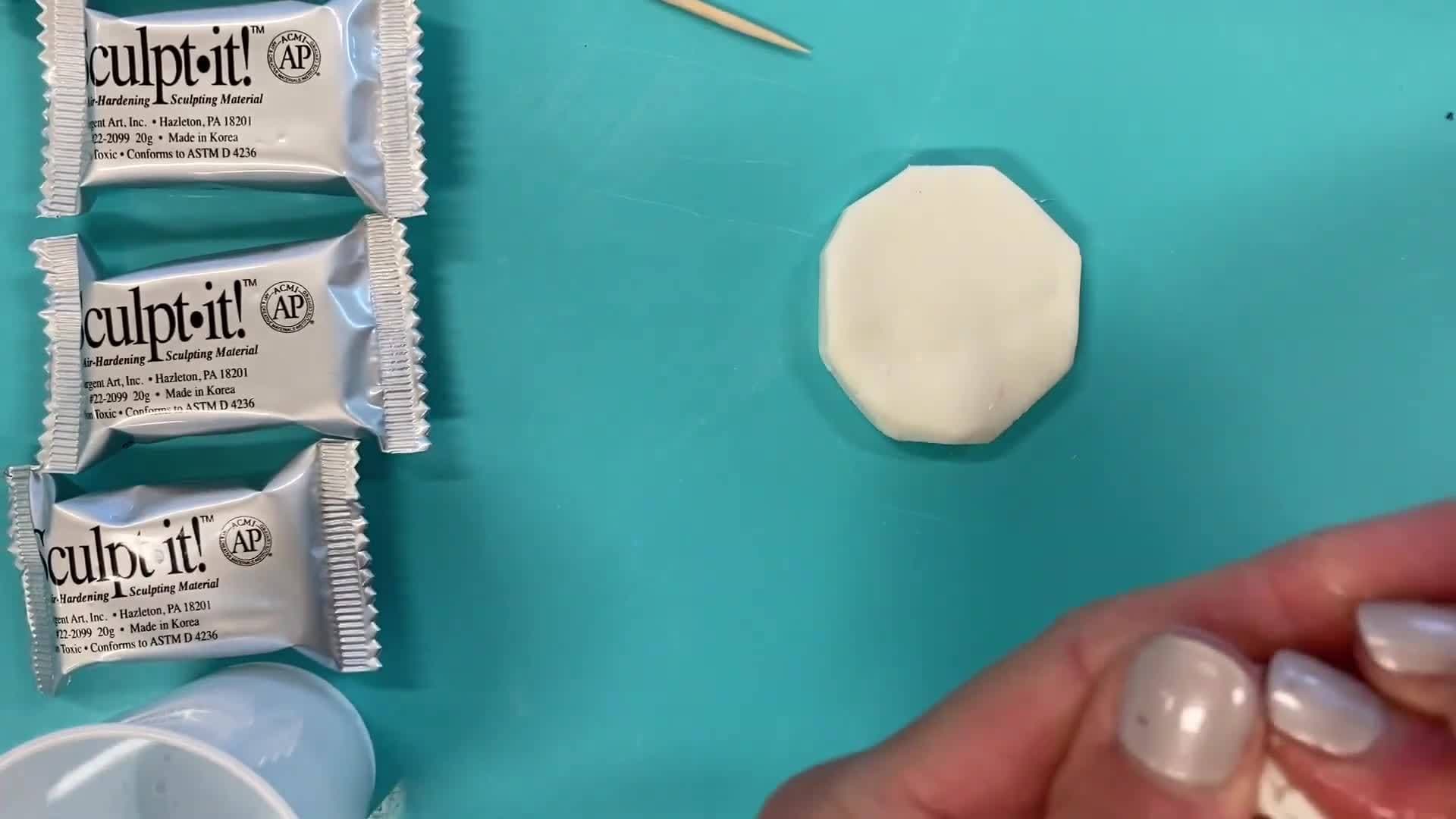 Non-Representational Sculpting with Air Dry Clay