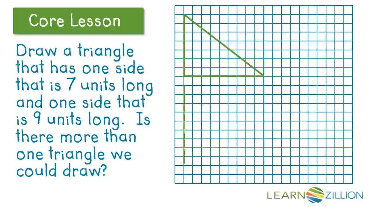 Drawing Geometric Shapes with Given Lengths of Sides